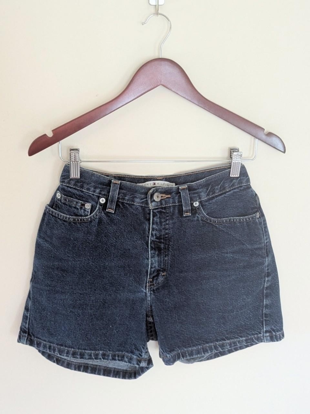 Vintage 90s Tommy Hilfiger High Rise Denim Shorts